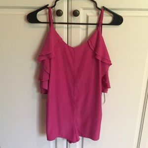 Lovers + Friends Hot Pink Romper